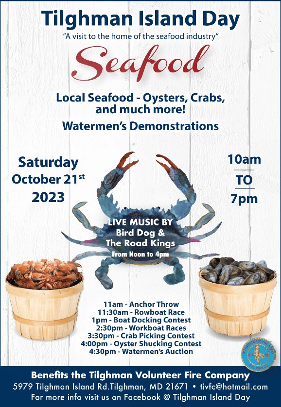 Tilghman Island Seafood Festival 2025